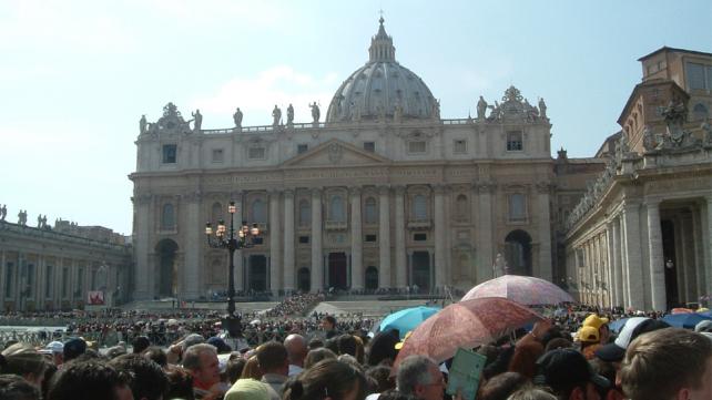 Pope John Paul II's funeral at St. Peters.