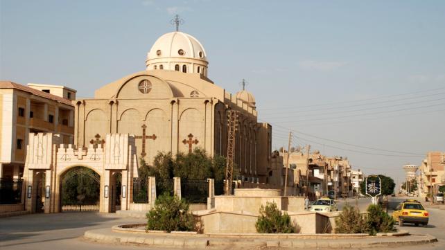 Assyrian Church in Al-Hasakah, Syria, 