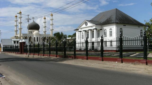 Mosque and Synagogue in Paramaribo, Suriname