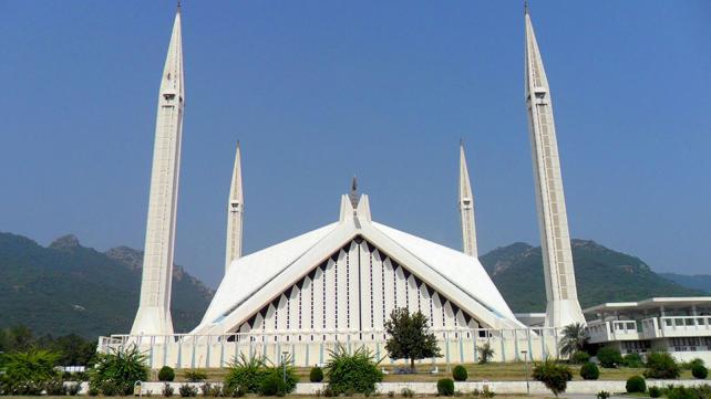 "<a href="http://commons.wikimedia.org/wiki/File:A_view_of_Shah_Faisal_Mosque_from_adjoing_yard..JPG#mediaviewer/File:A_view_of_Shah_Faisal_Mosque_from_adjoing_yard..JPG">A view of Shah Faisal Mosque from adjoing yard.</a>" by <a title="User:KaleemSajidRaja" href="//commons.wikimedia.org/wiki/User:KaleemSajidRaja">Kaleem Sajid</a> - <span class="int-own-work">Own work</span>