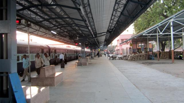 Railway station in Godhra, Gujarat