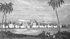An illustration of Baghdad from 1834